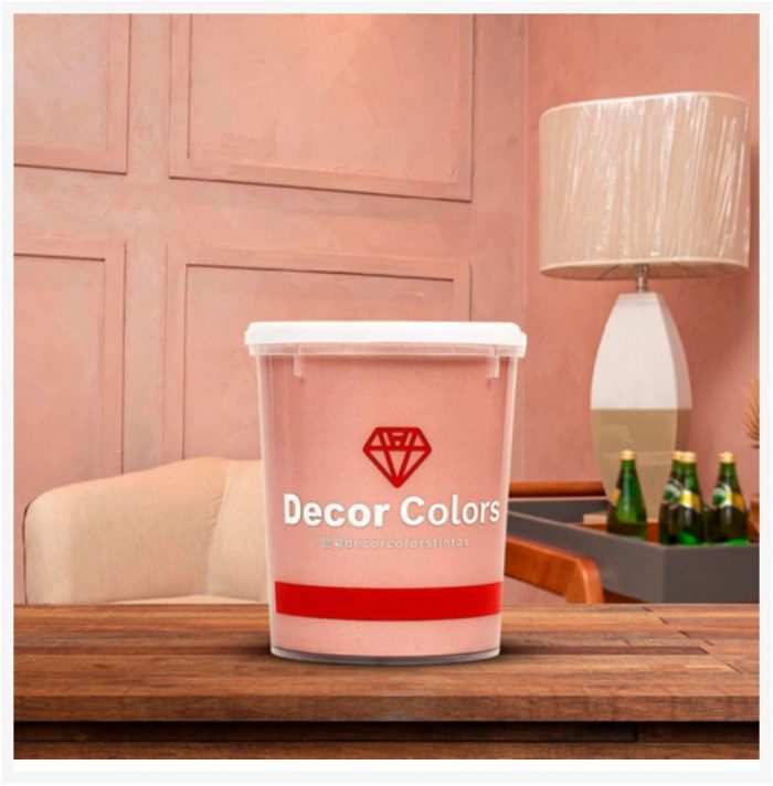 Cimento Queimado Perolizado Rose Gold 1,6 kg DecorColors
