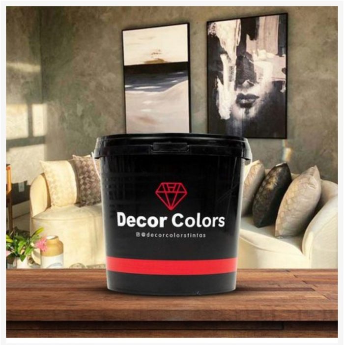 Cimento Queimado Tradicional Cinza Escuro 5 kg DecorColors