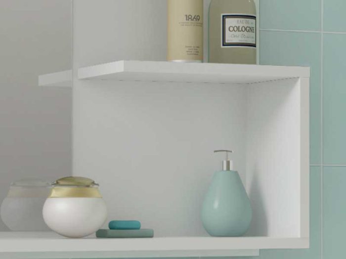 KIT LÓTUS Gabinete Banheiro 55 cm - Imagem 2