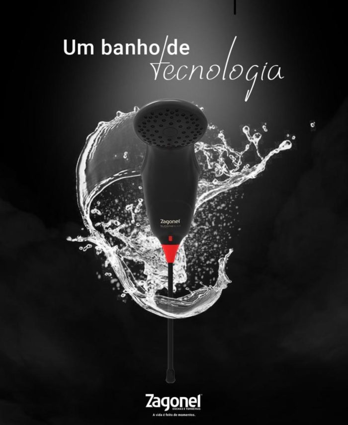 Zagonel Ducha Sublime Black - Imagem 4