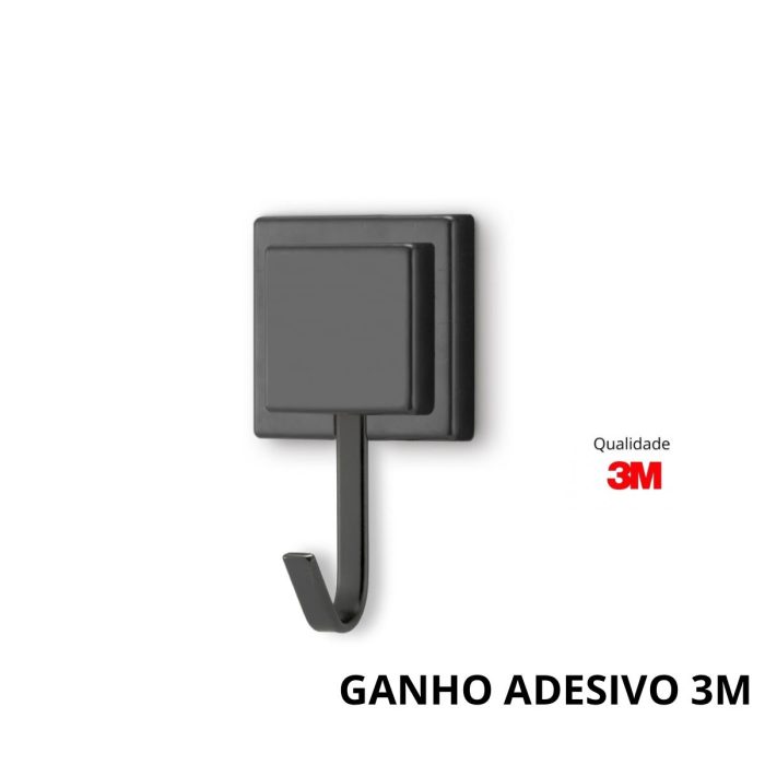 3M Gancho Piatina Black