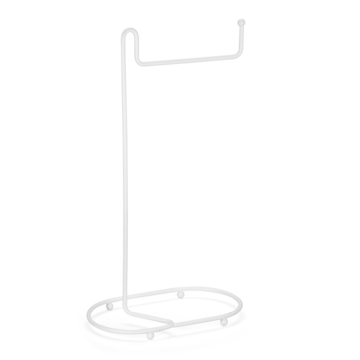 Porta Toalha De Rosto Branco Para Lavabo Duler