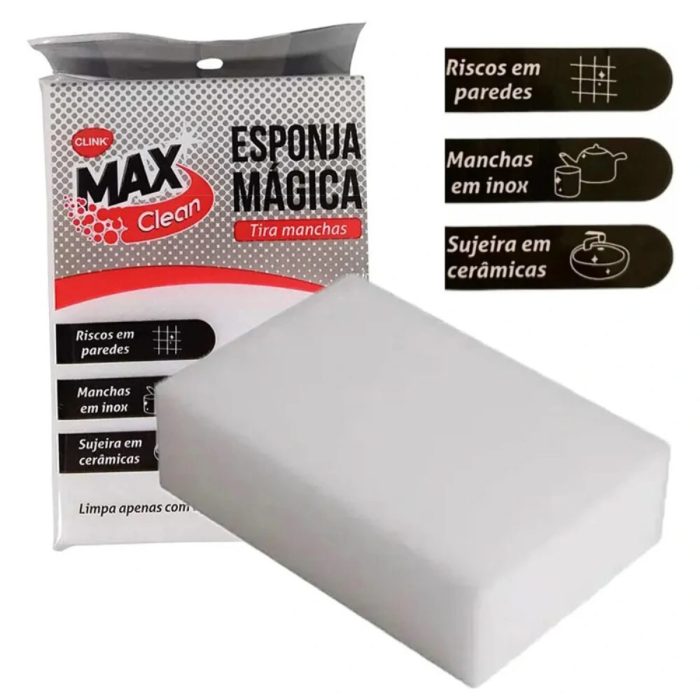 Esponja Mágica Tira Manchas MAX Clean