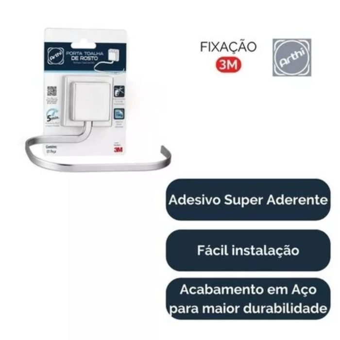 3M Porta Toalha De Rosto Piatina - Imagem 6