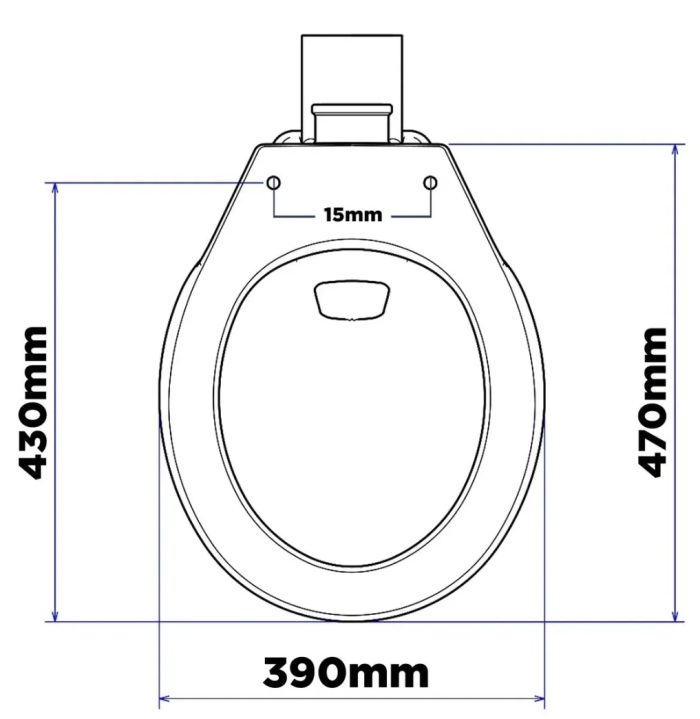 Assento Slim Almofadado Branco - Imagem 5