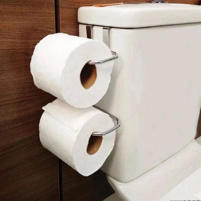 Porta Papel Higiênico Duplo Para Caixa Acoplada - Imagem 5