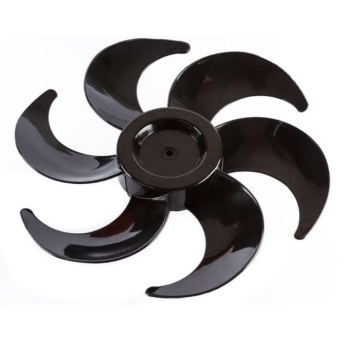 Helice Compativel Com Ventilador Mondial 6 Pás 30cm Preta
